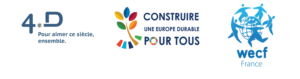 logo de 4D et wecf france et du programme MESA 