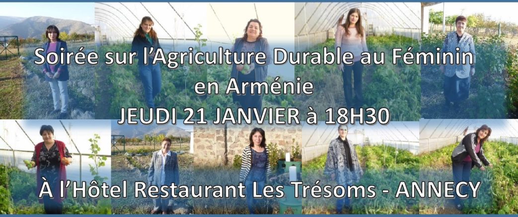 Soirée Agriculture Durable au féminin en France et en Arménie