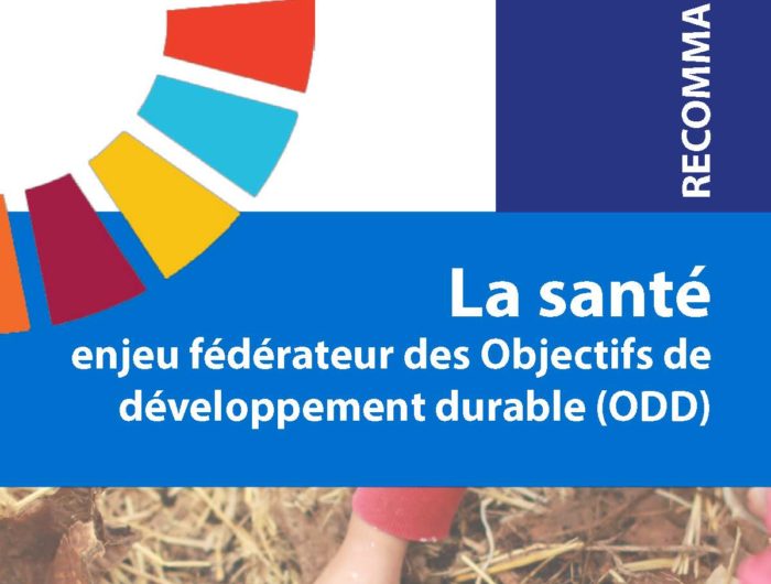 Recommandations – La santé, enjeu fédérateur des Objectifs de développement durable (ODD) – février 2019