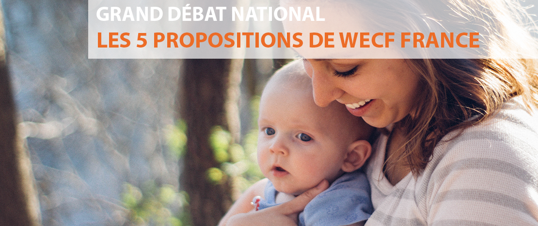 Grand débat : les 5 propositions de wecf France