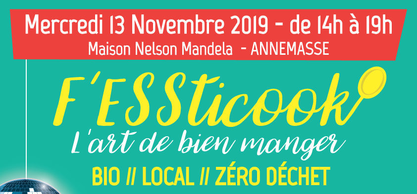 F’ESSTICOOK, « l’art de bien manger » le 13 novembre – Maison Nelson Mandela à Annemasse