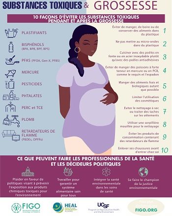 Grossesse : éviter les substances toxiques !