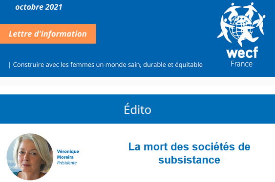 Lettre d’information Wecf France – octobre 2021