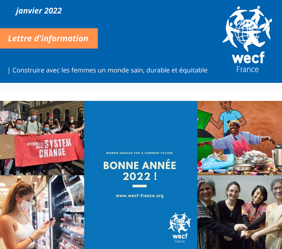 Lettre d’information Wecf France – janvier 2022