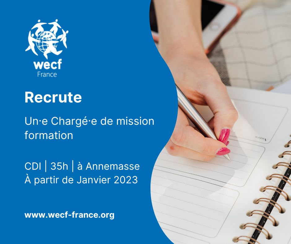 WECF France recrute un·e Chargé·e de mission formation